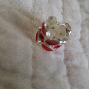 Bright red bead